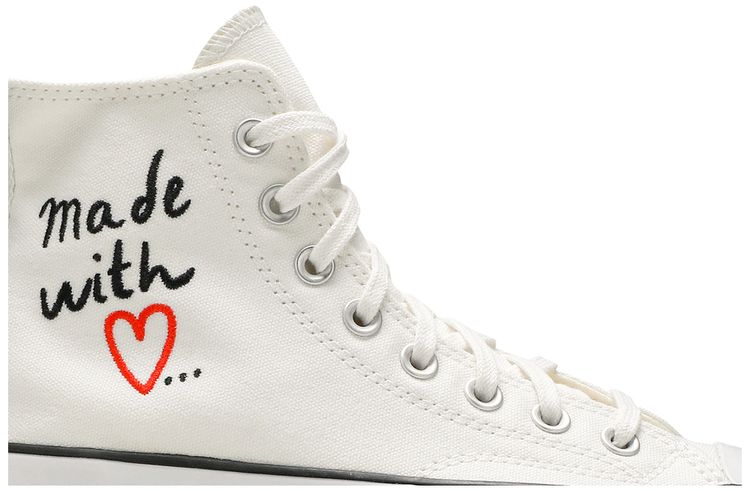 Converse Wmns Run Star Hike High Made With Love White