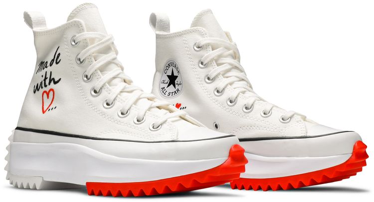 Converse Wmns Run Star Hike High Made With Love White