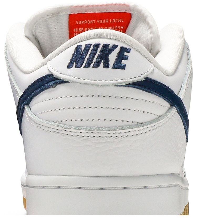 Nike Dunk Low Pro ISO SB Orange Label   White Navy