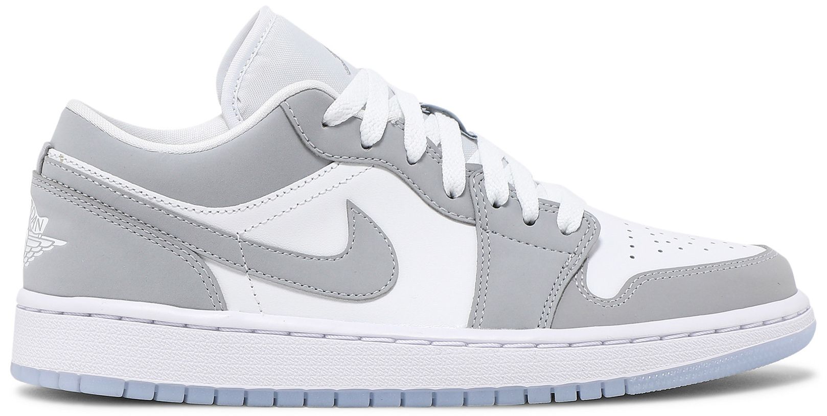 womens air jordan 1 white wolf grey