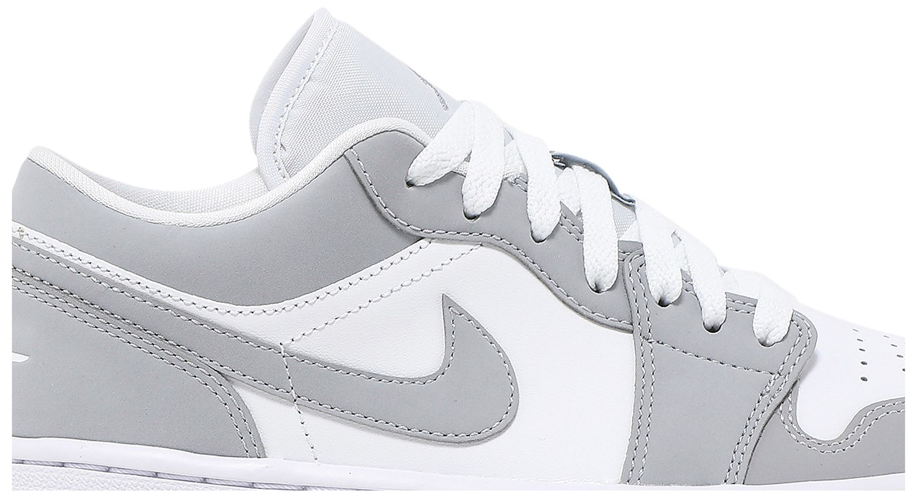 womens air jordan 1 white wolf grey