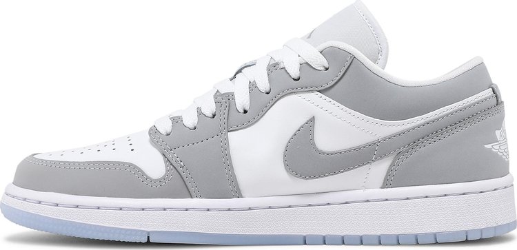 Wmns Air Jordan 1 Low White Wolf Grey