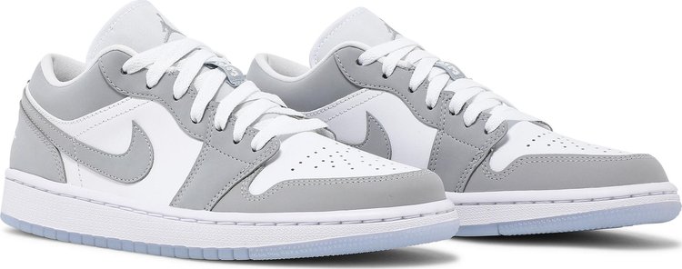 Wmns Air Jordan 1 Low White Wolf Grey