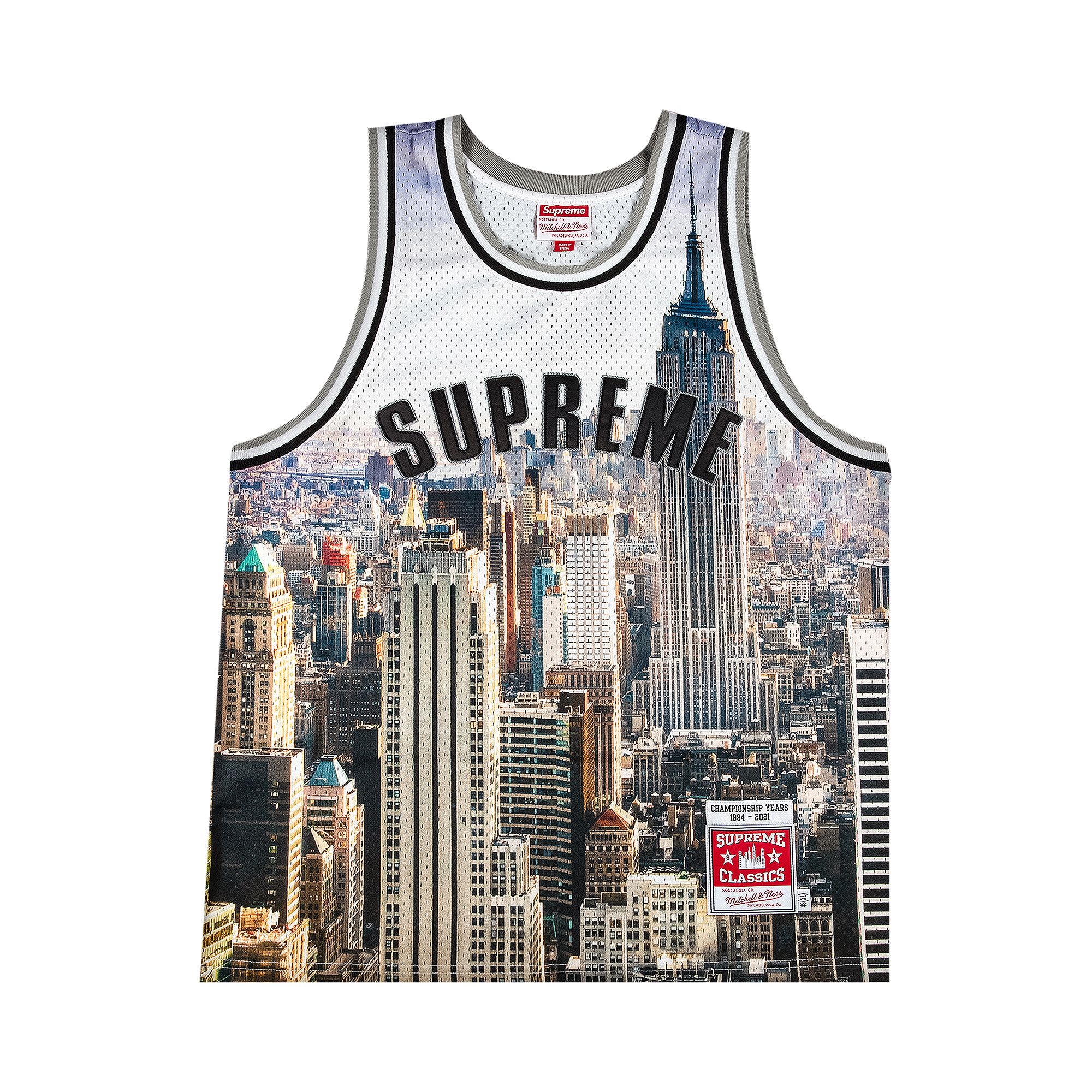 Supreme Skyline basketball jersey tシャツ Supreme - SUPREME シュプリーム 03AW Skyline Basketball
