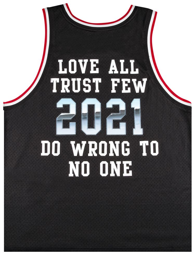 Supreme x Mitchell And Ness Basketball Jersey Black