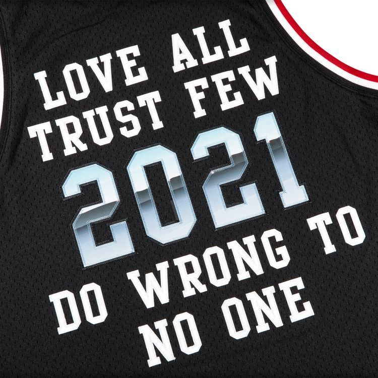 Supreme x Mitchell And Ness Basketball Jersey Black