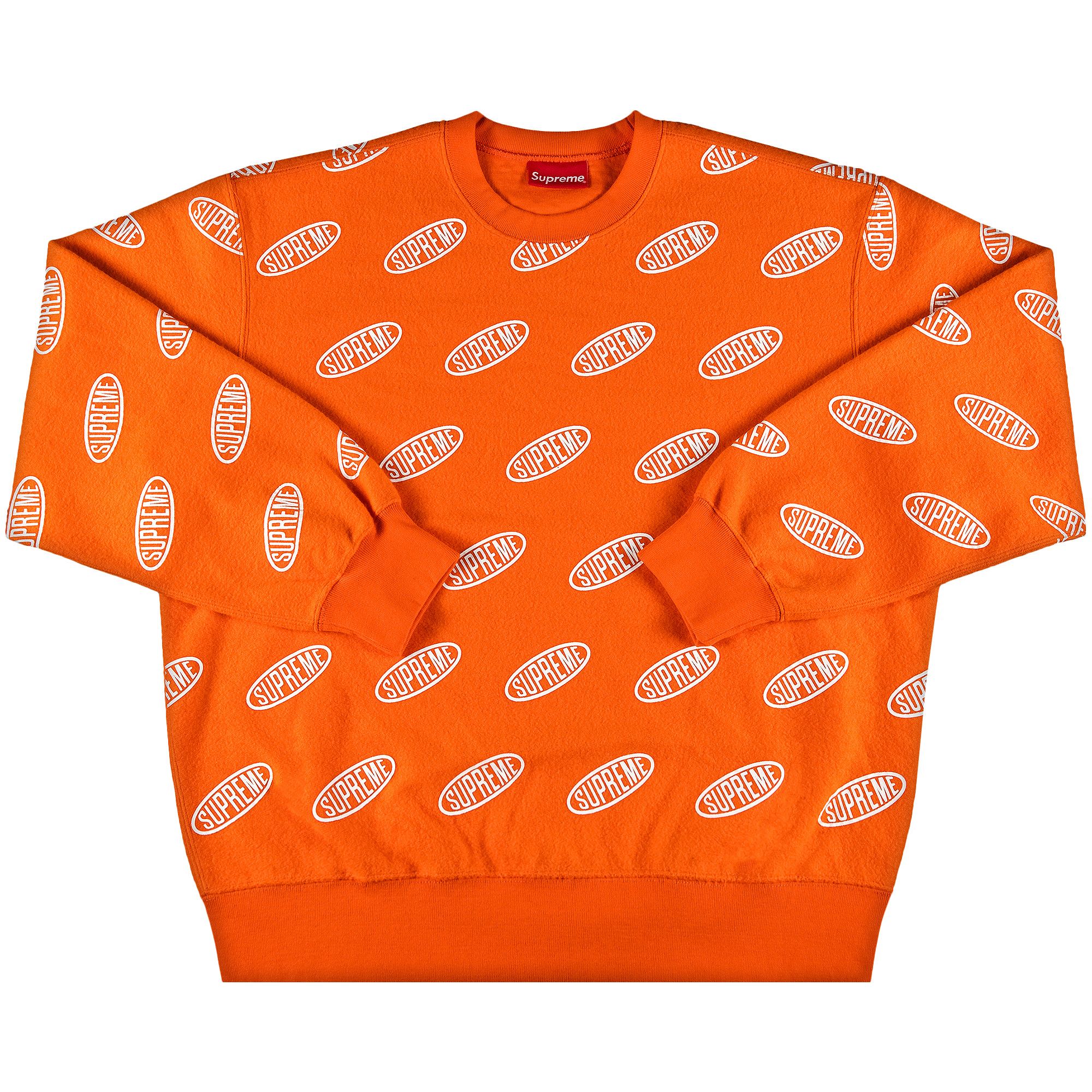 Buy Supreme Liner Crewneck 'Orange' - SS21SW87 ORANGE | GOAT