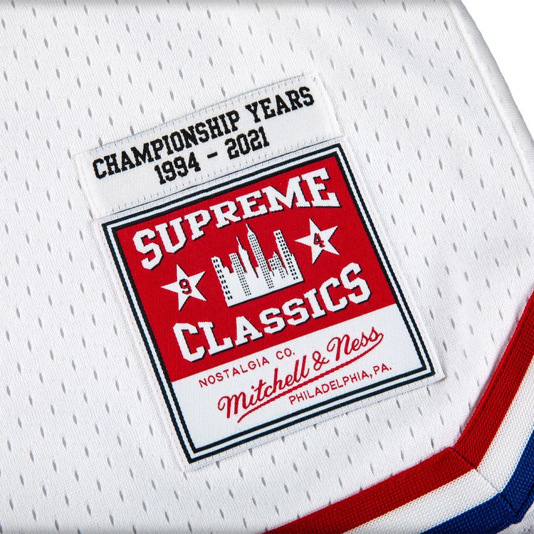 Supreme x Mitchel And Ness Basketball Short White