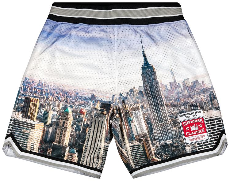 Supreme x Mitchel And Ness Basketball Short Skyline