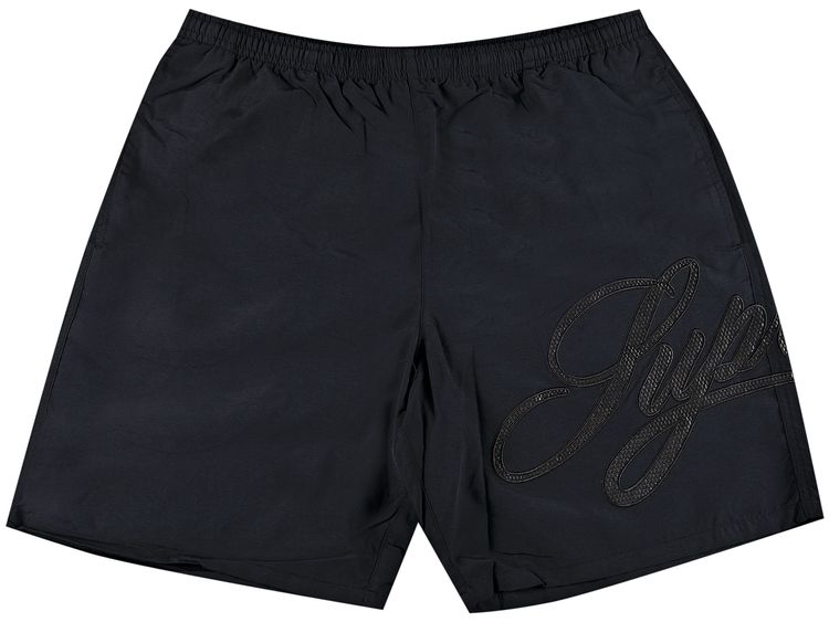 Supreme Mesh Script Water Short Black