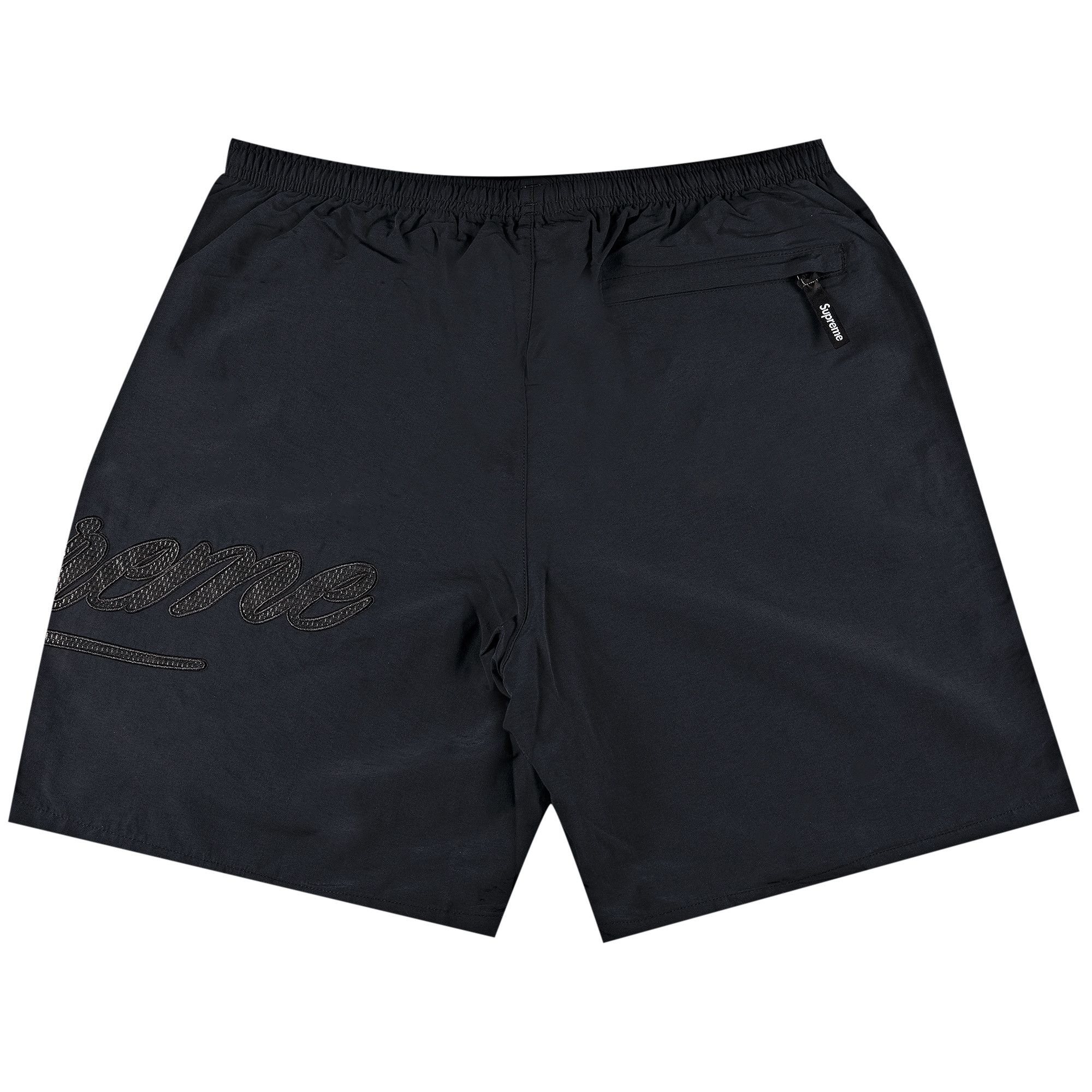 Buy Supreme Mesh Script Water Short 'Black' - SS21SH34 BLACK | GOAT
