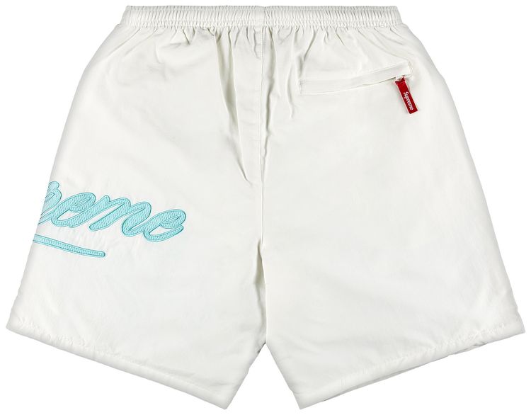Supreme Mesh Script Water Short White
