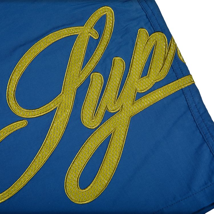 Supreme Mesh Script Water Short Light Navy