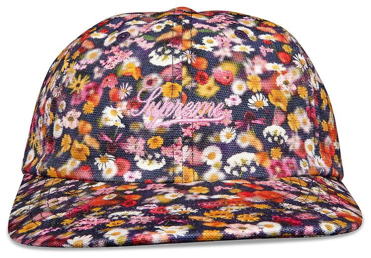 Supreme Liberty Floral 6 Panel Navy