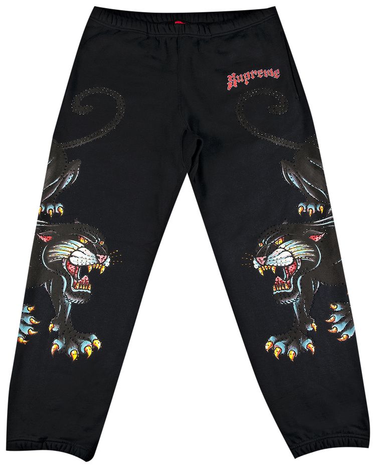 Supreme Panther Sweatpant Black
