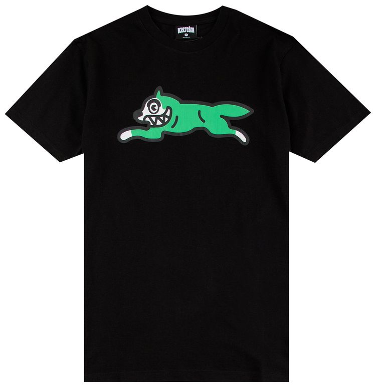 Icecream Running Dog Tee Black