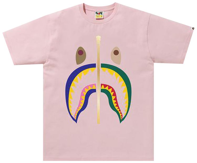 BAPE Colors Shark Tee Pink