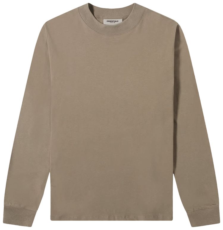 Fear of God Essentials Long Sleeve T Shirt Taupe