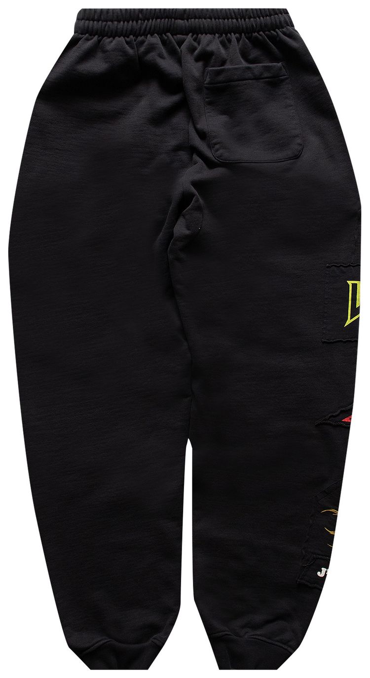 Vetements Hardcore Patched Logo Sweatpants Black