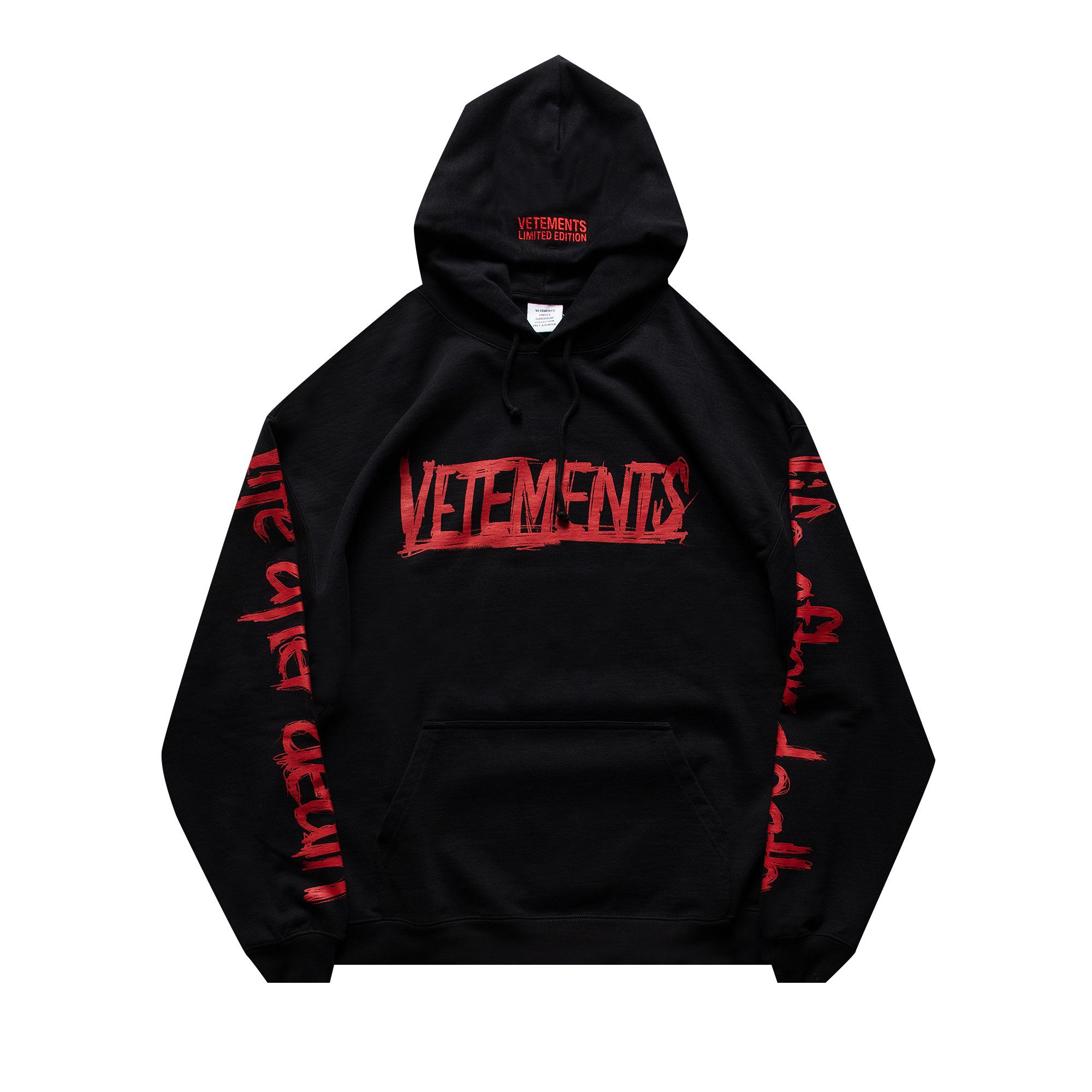Vetements sale hoodie hotsell