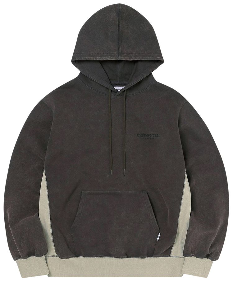 thisisneverthat Side Paneled Hoodie Charcoal