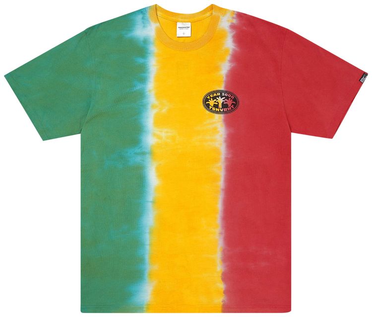 thisisneverthat Veritcal Tie Dye Tee GreenYellowRed