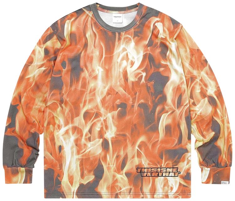 thisisneverthat Blaze Long Sleeve Tee Red