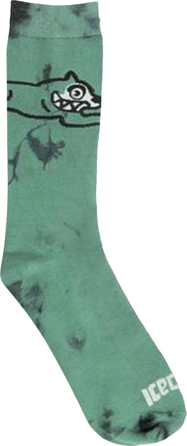 Icecream Double Dip Socks Kelly Green