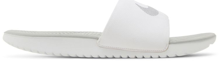 Nike Wmns Kawa Slide White Metallic Silver