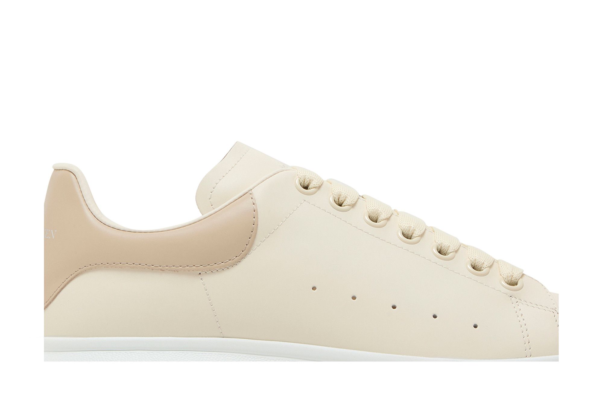 Size 10.0 Alexander McQueen Oversized Sneaker 'Vanilla Pale Beige'