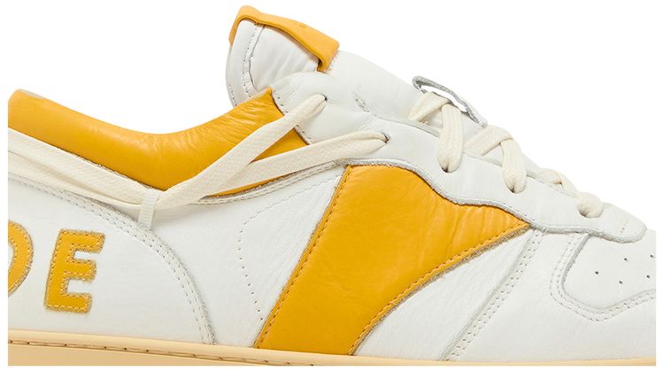 Rhude Rhecess Low White Mustard