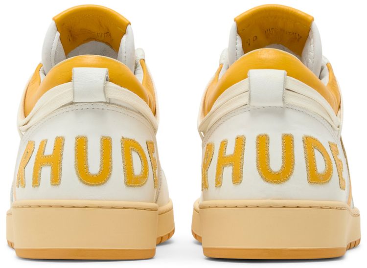 Rhude Rhecess Low White Mustard