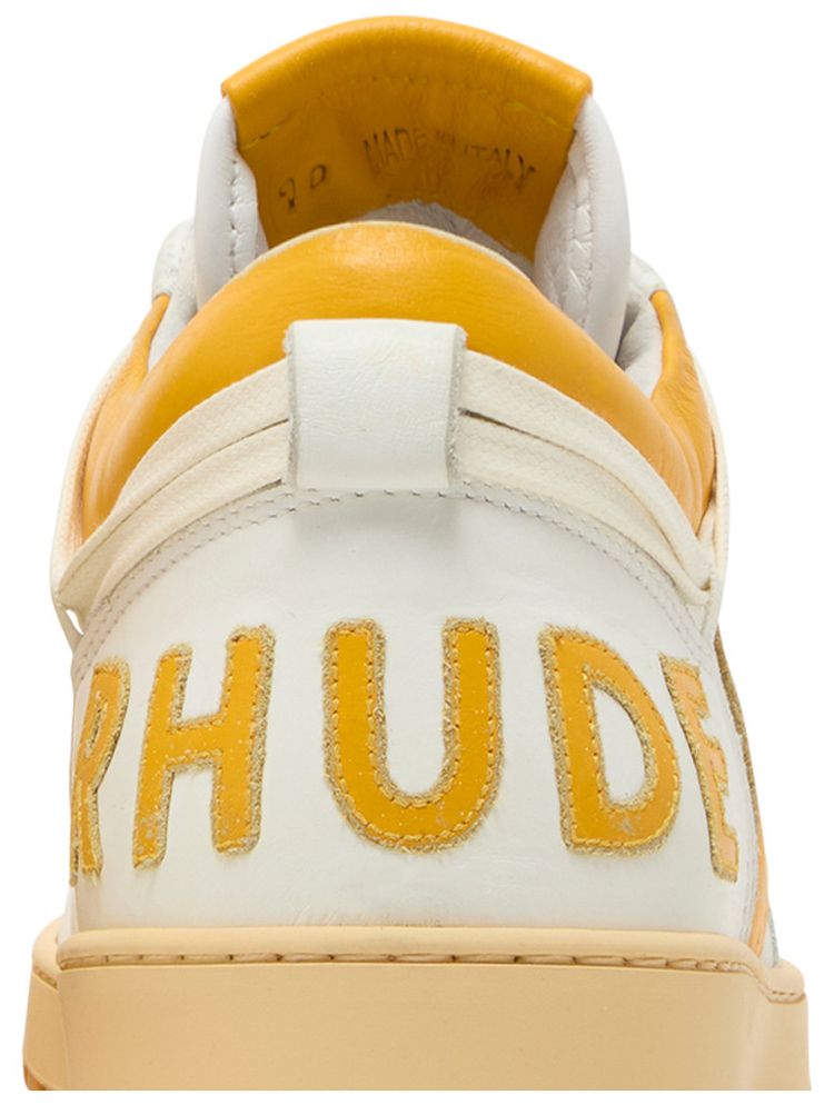Rhude Rhecess Low White Mustard