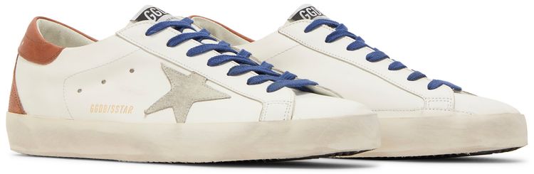 Golden Goose Superstar White Brown Blue