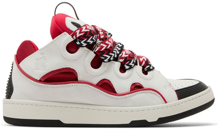 Lanvin Curb Sneakers Red White