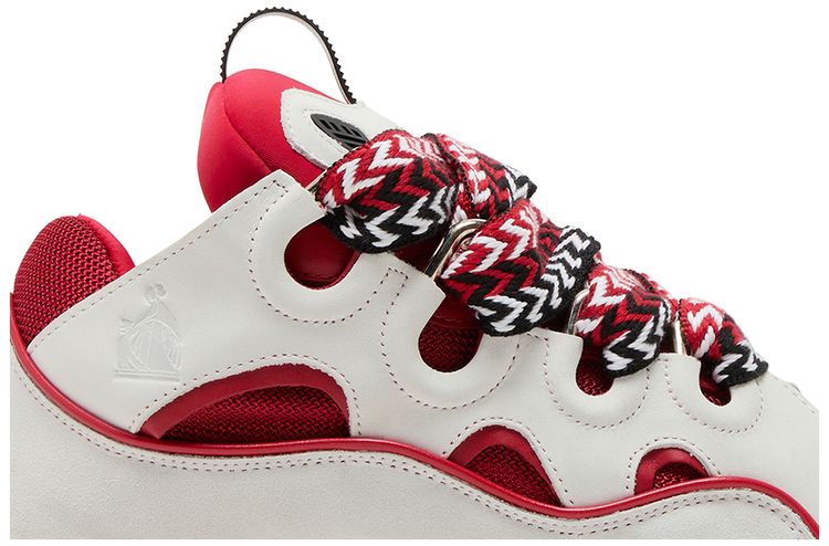 Lanvin Curb Sneakers Red White