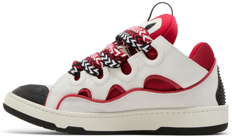 Lanvin Curb Sneakers Red White