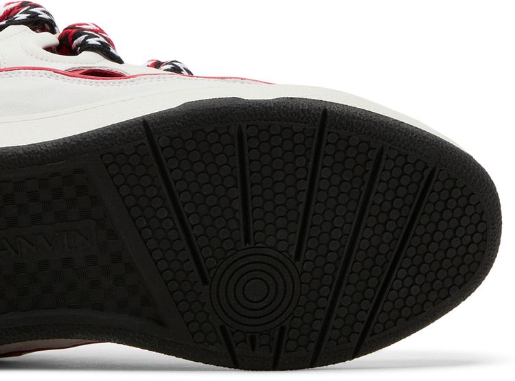 Lanvin Curb Sneakers Red White