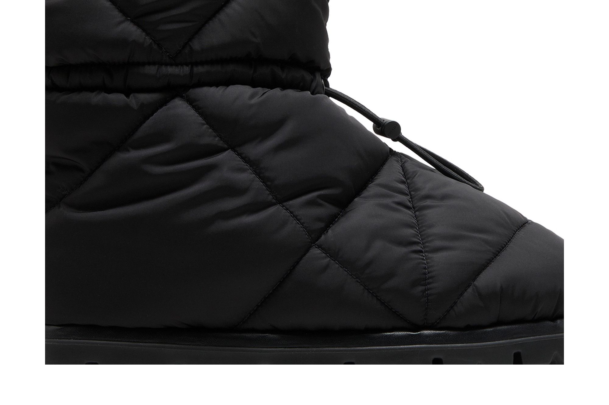 Buy Prada Blow 19 Quilted Nylon Drawstring Boot 'Black