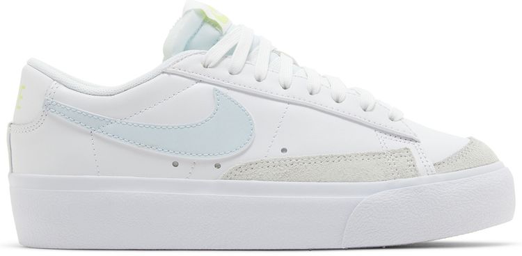 Nike Wmns Blazer Low Platform White Blue Tint