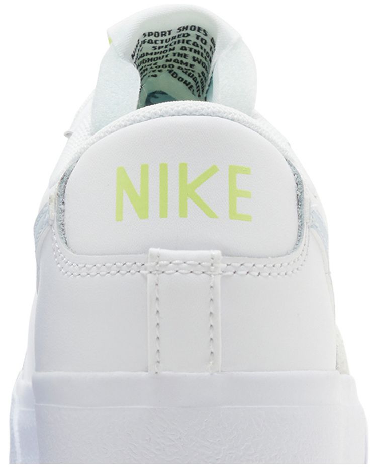 Nike Wmns Blazer Low Platform White Blue Tint