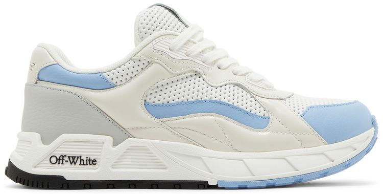 Off White Wmns Runner B Sneaker White Light Blue