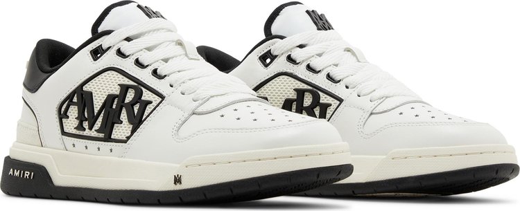 Amiri Wmns Classic Low Logo   White Black