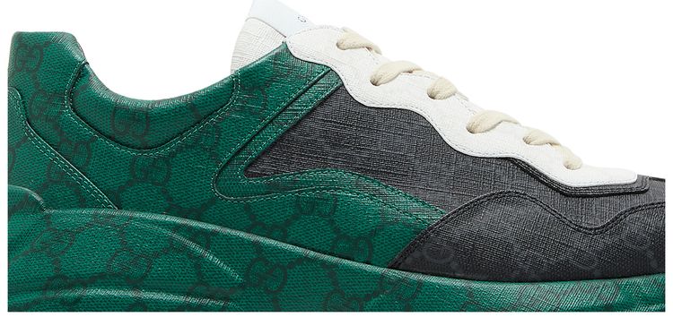 Gucci GG Rhyton Green Black Monogram