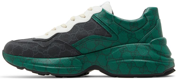 Gucci GG Rhyton Green Black Monogram
