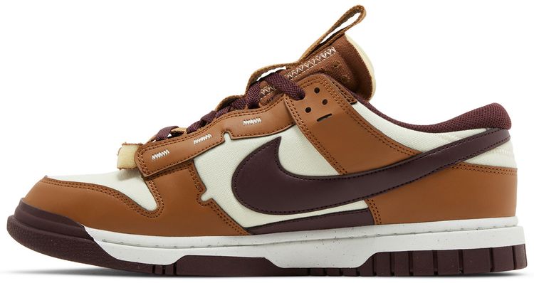 Nike Dunk Low Jumbo Light British Tan Burgundy Crush
