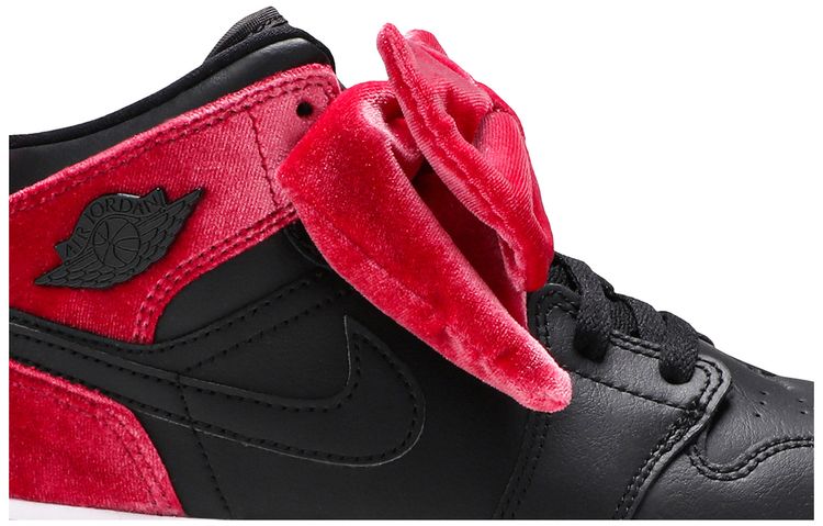 Air Jordan 1 Mid Bow XLD GS Noble Red