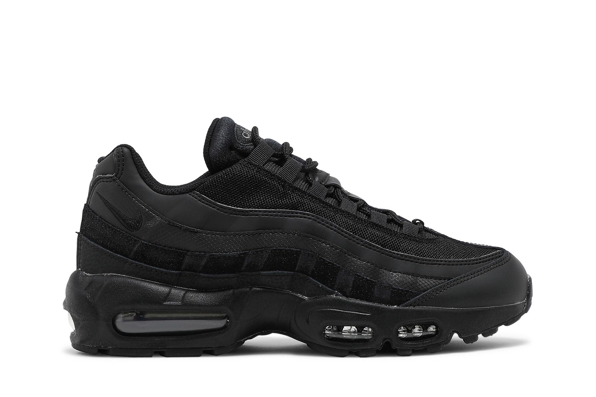 Buy Air Max 95 Essential Triple Black CI3705 001 GOAT