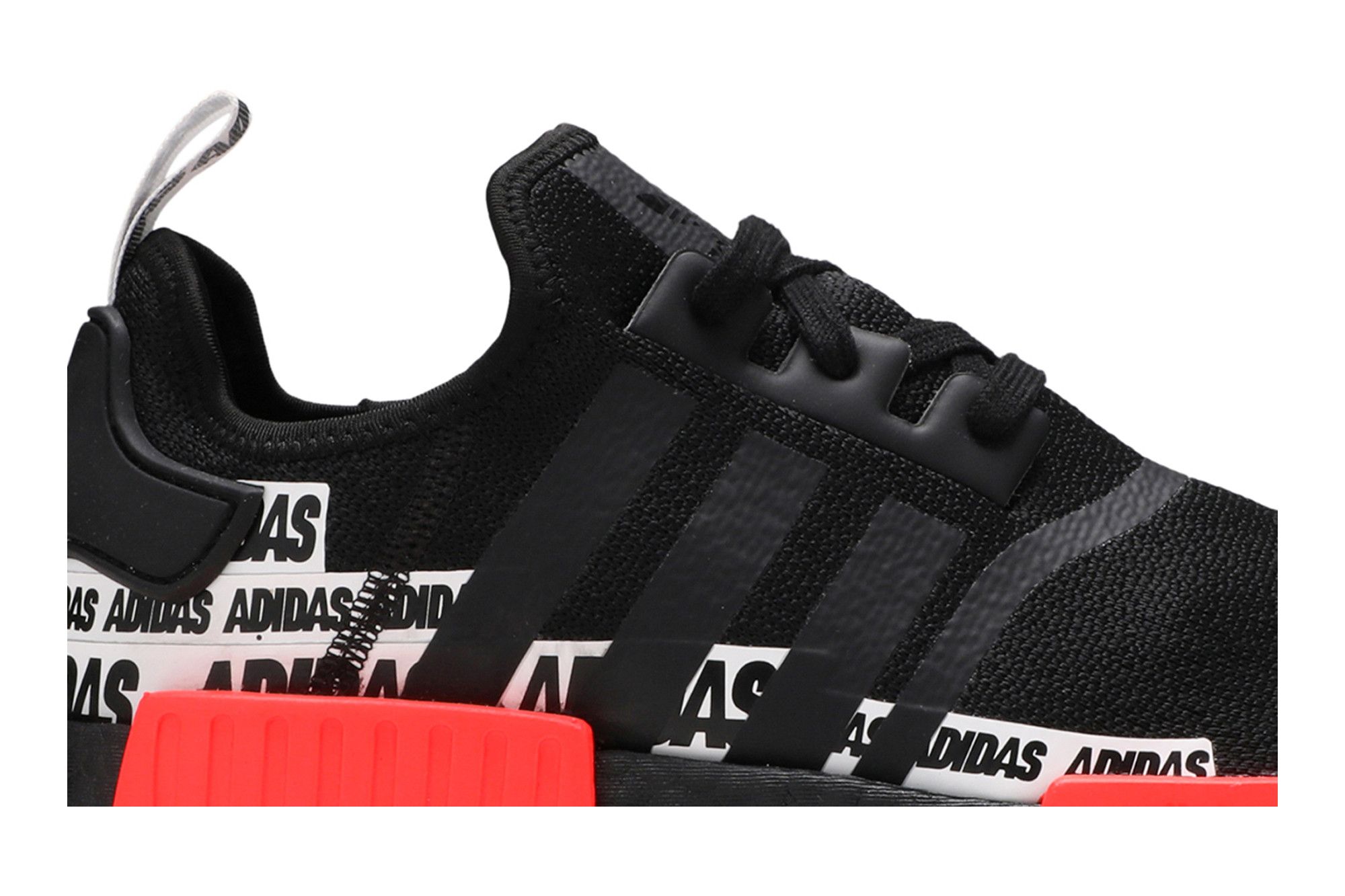 Adidas nmd r1 core black core black solar red shop
