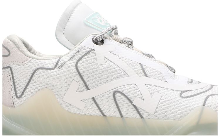 Off White ODSY 1000 Transparent Sole   White Silver